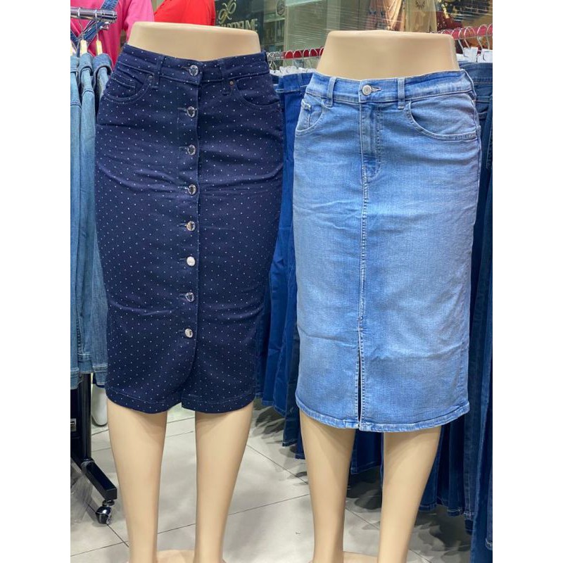 Denim pencil skirt clearance malaysia