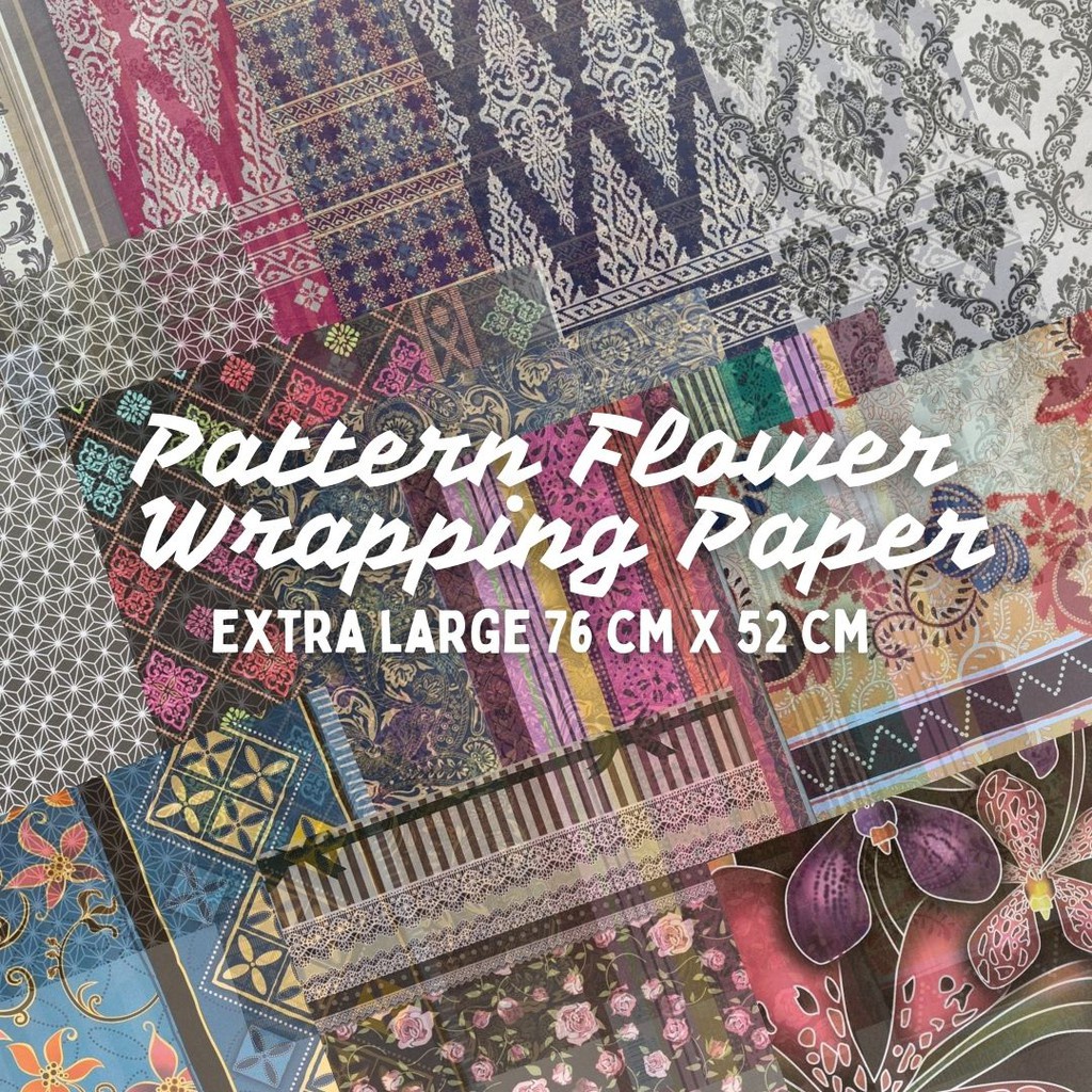 [Flower] Gift Wrapping Extra Large Paper Kertas Balut Hadiah 礼物纸 Gift ...