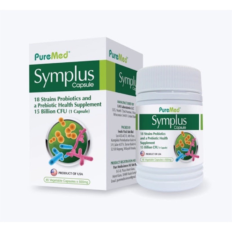 💰CLEARANCE💰PUREMED SYMPLUS Capsule 45’s (Exp : 02/22) | Shopee Malaysia