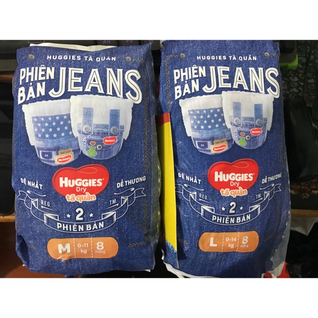 Huggies Jean Diaper Combo M50L50XL50XXL50 Small Pack Shopee Malaysia