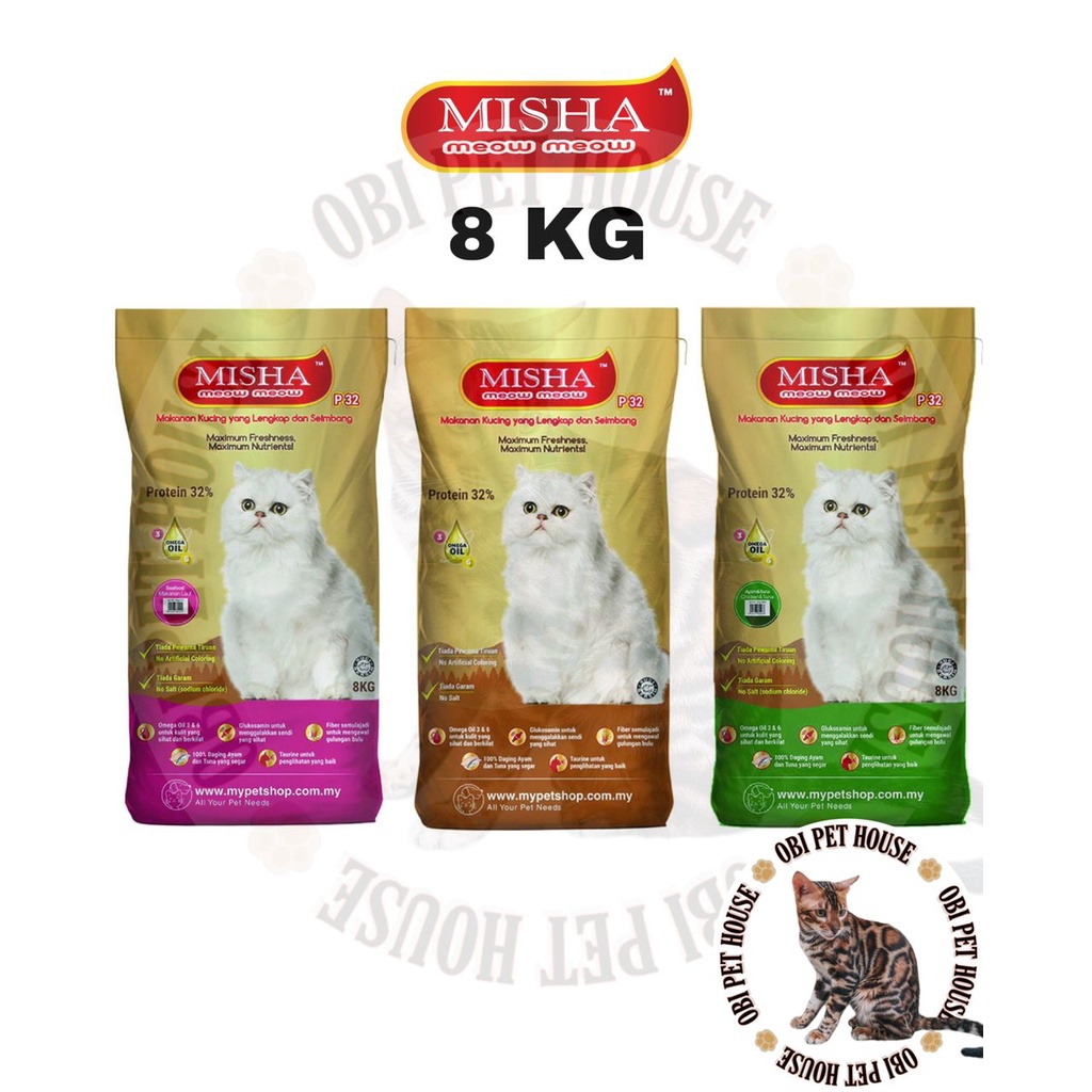 Misha 8KG Makanan Kucing Murah | Shopee Malaysia