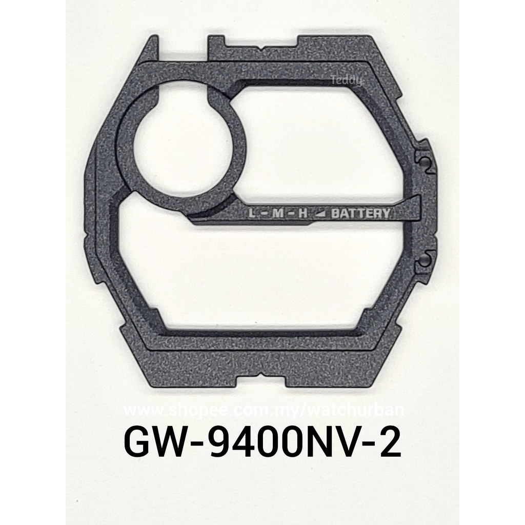 Set de 4 vis de lunette Casio noires GW-9400
