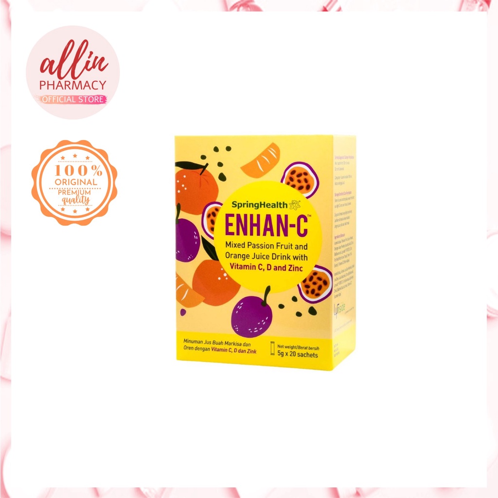SpringHealth Enhan-C™ 20s (EXP 01/25) + FREE GIFT | Shopee Malaysia