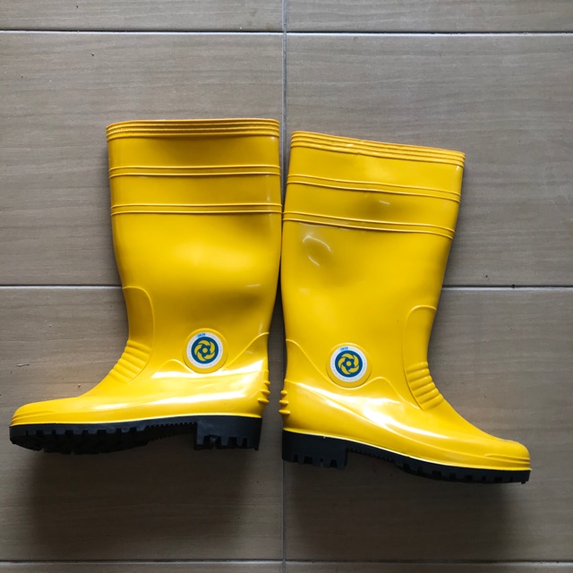 [100% Original] KORAKOH Yellow Safety Rubber Boot / Kasut Boot Getah ...