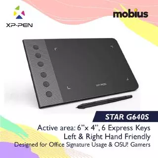Tavoletta Grafica XP-Pen Star G640S – 6x3.75 Pollici, Stilo Senza Batteria