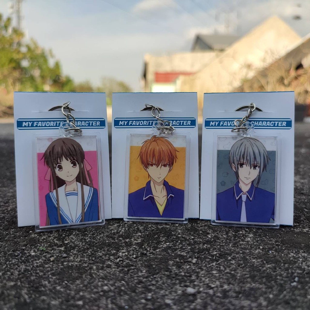 GANTUNGAN Keychain Anime Fruits Basket Keychain Fruits Basket Tohru