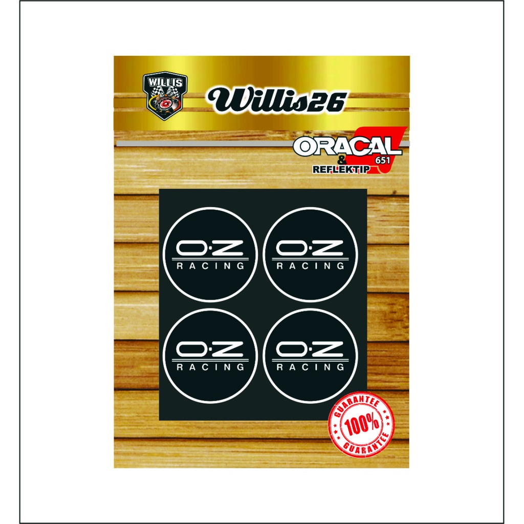Oz RACING 001 Elegant Car Rim Hubcap Sticker | Shopee Malaysia
