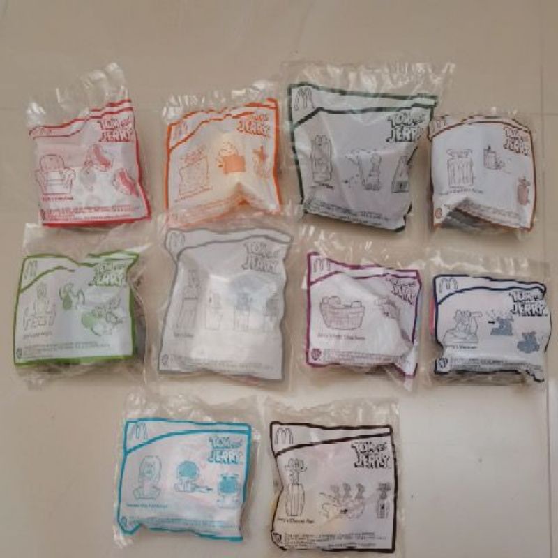 Full Set 10pcs Mcdonald S Mcd Mcdonalds Mekdi Happy Meal Toys Tom And
