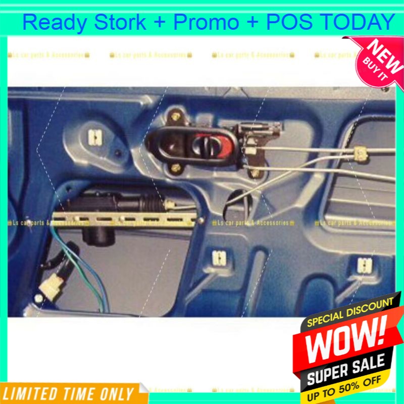 2 Wayar 5 Wire Centre Lock Door Gun Locking Alarm Relay Actuator