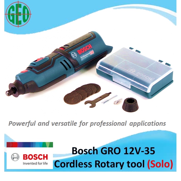 Bosch 12V GRO 12V-35 Professional Cordless Rotary tool With L-Boxx ...