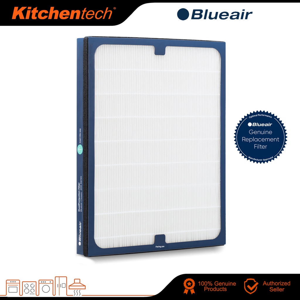 Blueair Replacement Filter for Classic 200 Series - DualProtection ...