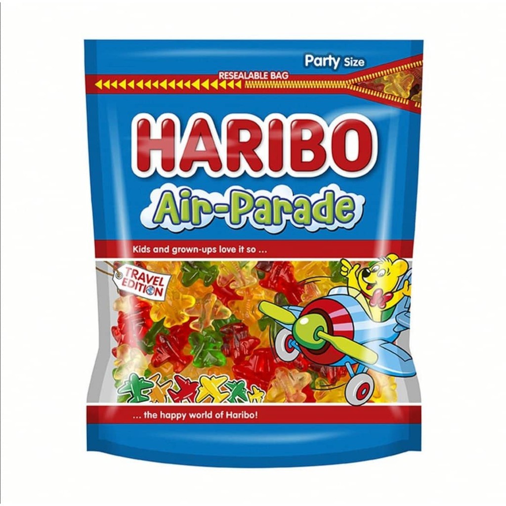 Haribo Happy- Air- Parade Travel Edition Share Bag 300g (Made In Turkey ...