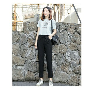 9 Color New Fashion Women Trousers Female Cotton Loose Casual