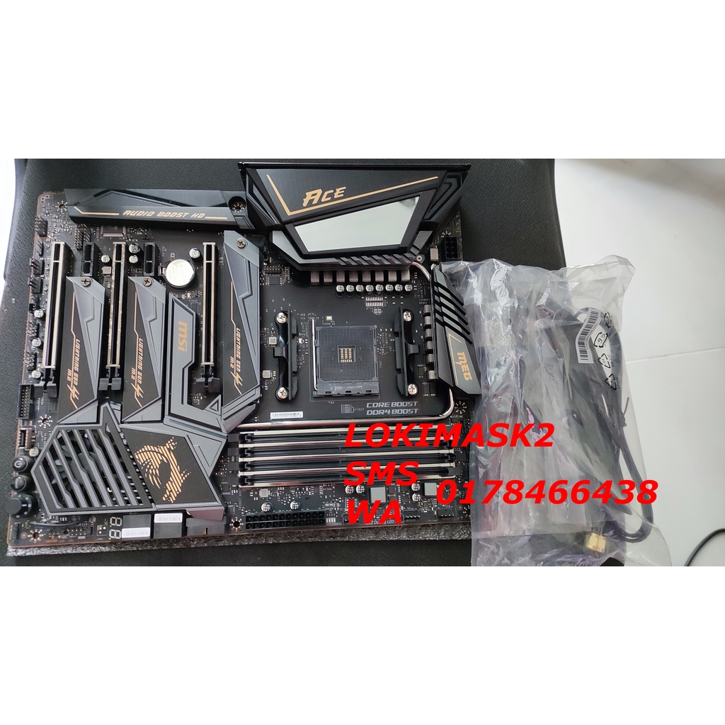 MSI MEG X570 ACE WiFi Top tier motherboard Shopee Malaysia