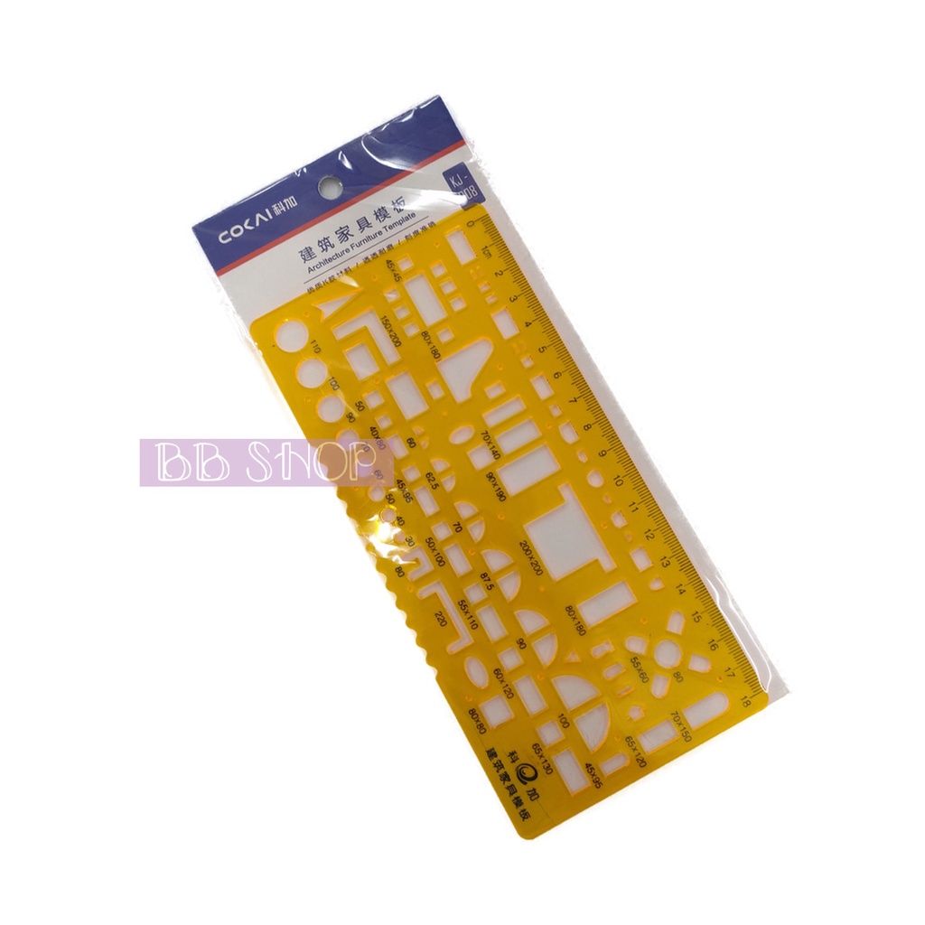 COKAI Technical Drawing Template Ruler for interior architecture ...
