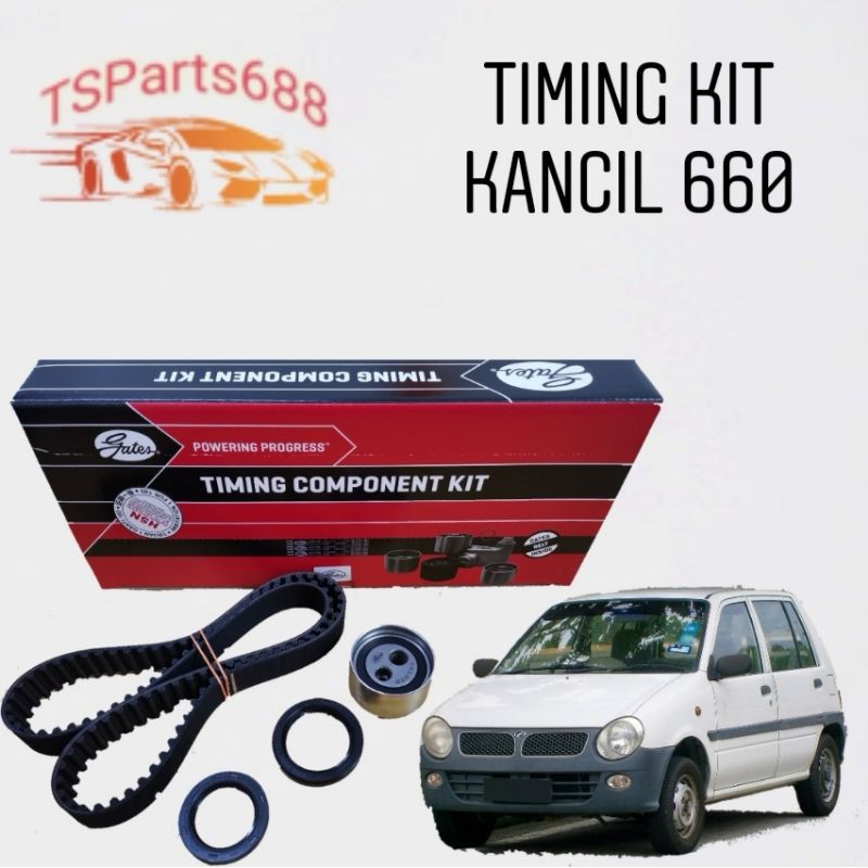 [Gates] Perodua Kancil 660 Timing Belt Kit Set (TCK930N) Shopee Malaysia