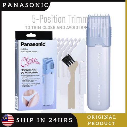 Panasonic Bikini Shaper and Trimmer for Women ES246AC Compact Portable Design with Adjustable Trim Settings