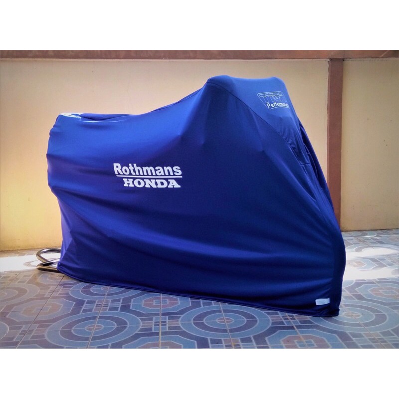 Bike Dust Cover, Blue, Rothmans Honda,TYGA Shopee Malaysia