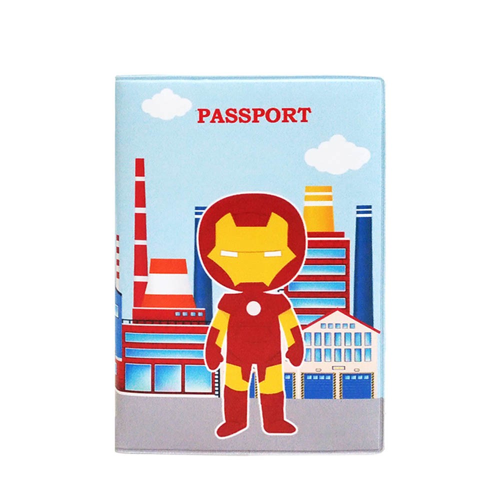 Passport Cover Iron Man Passport Book Cover Case Holder Organizer Super Hero Superhero 133