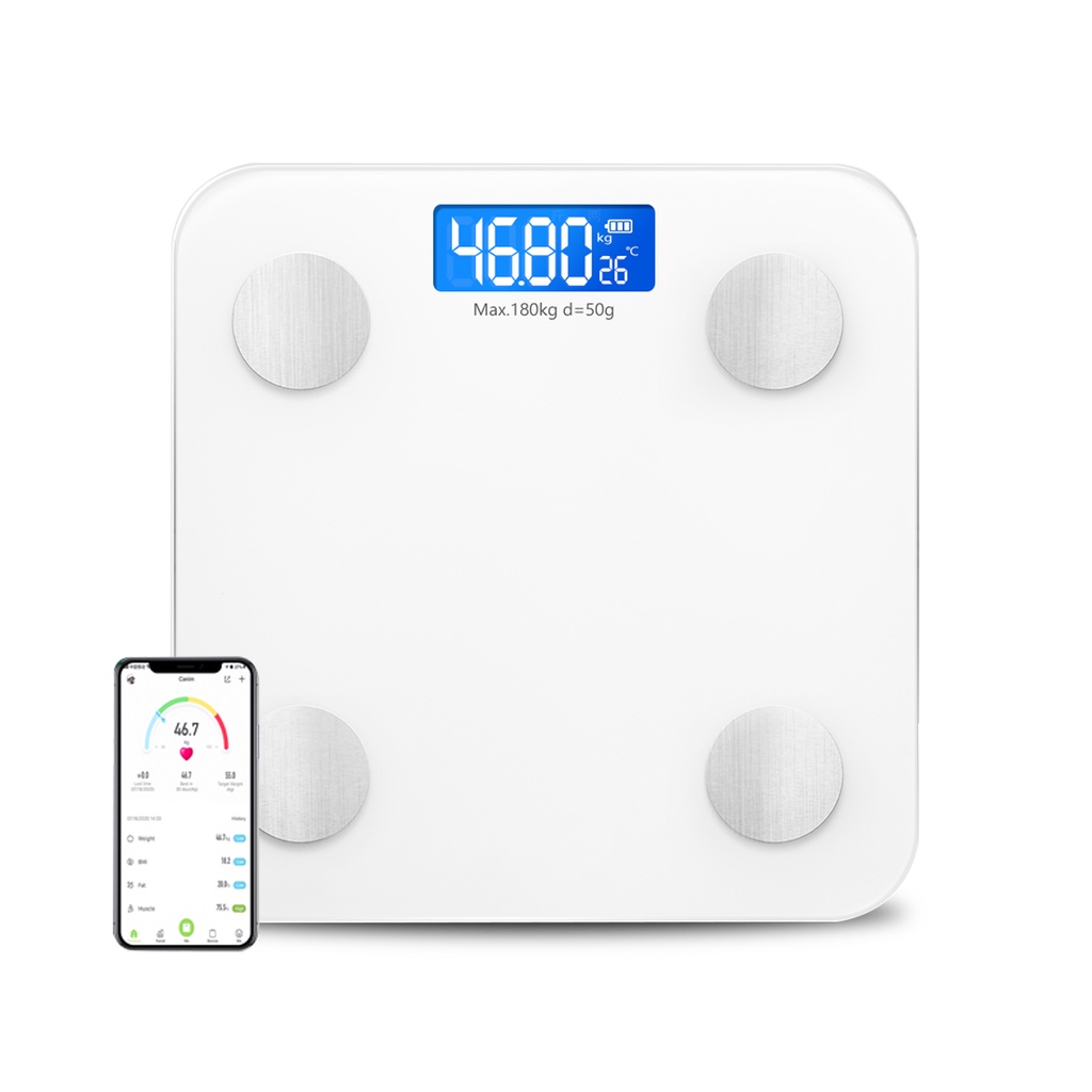 Russell Taylors Bluetooth Body Fat Weighing Scale BWS10 Shopee Malaysia
