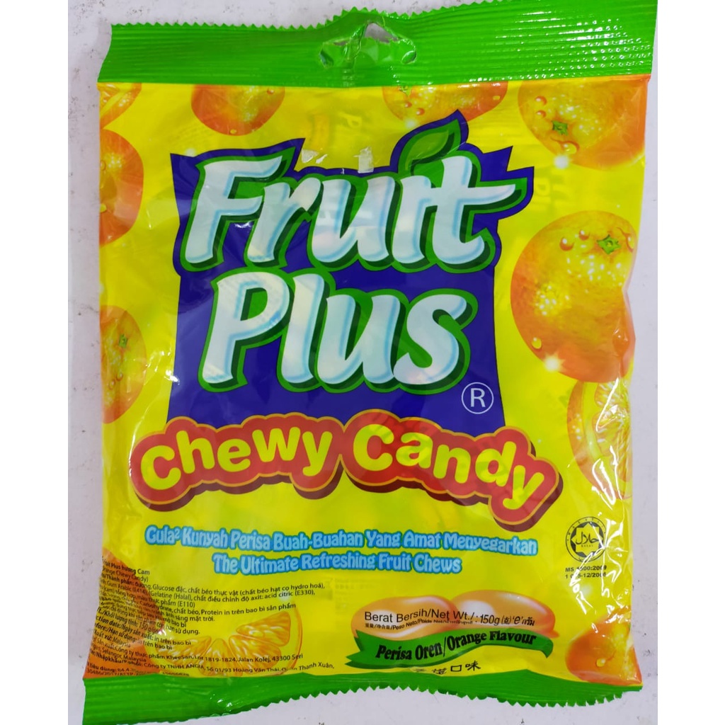 Fruits Plus Chewy Candy 120g 150g Shopee Malaysia