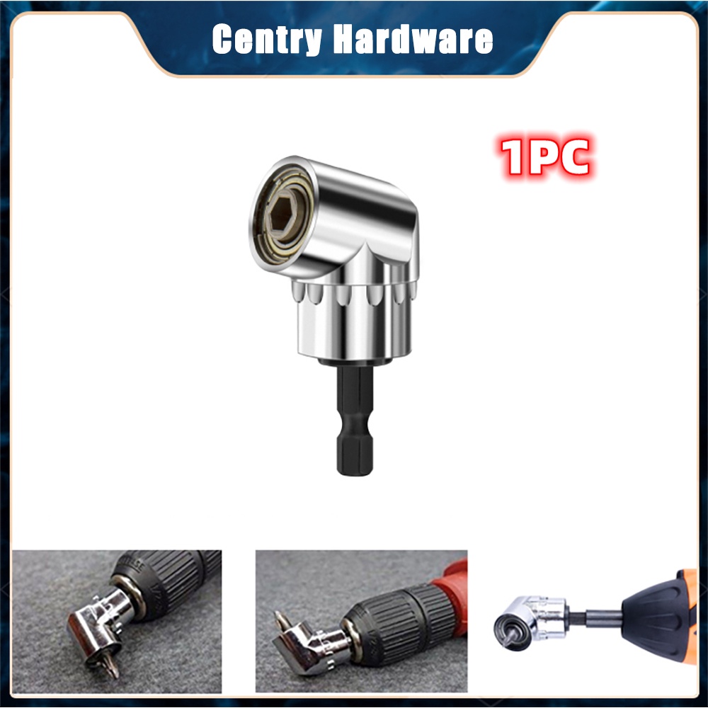 105 Degree Right Angle Driver Drilling with 1/4-inch Hex Quick Change ...