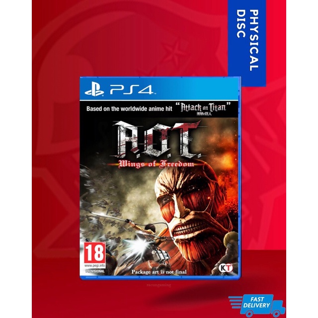 (USED) PS4 Attack On Titan: Wings of Freedom | AOT R3 (JPN/ENG ...