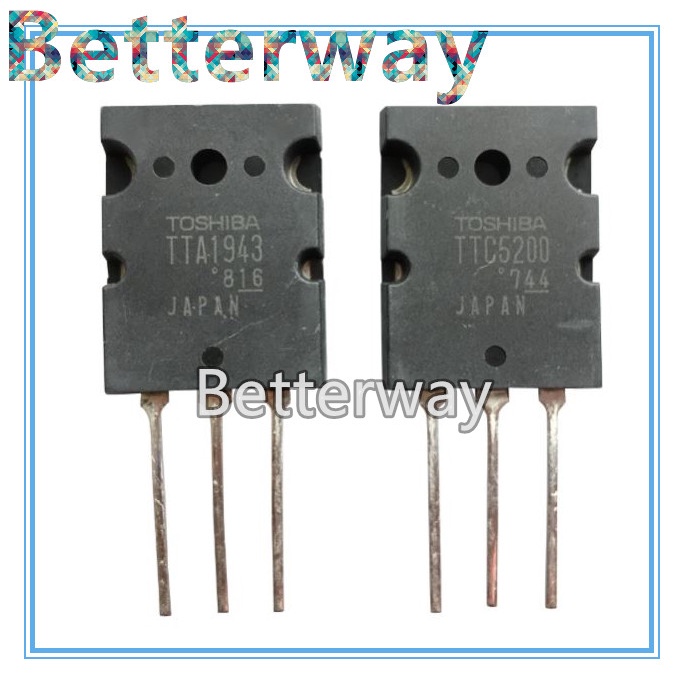 10pcs = 5pairs Original 5pcs TTA1943 2SA1943 A1943 + 5pcs TTC5200 C5200