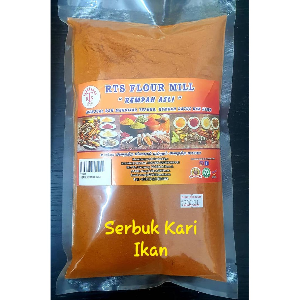 Serbuk Kari Ikan RTS (500GM) | Shopee Malaysia