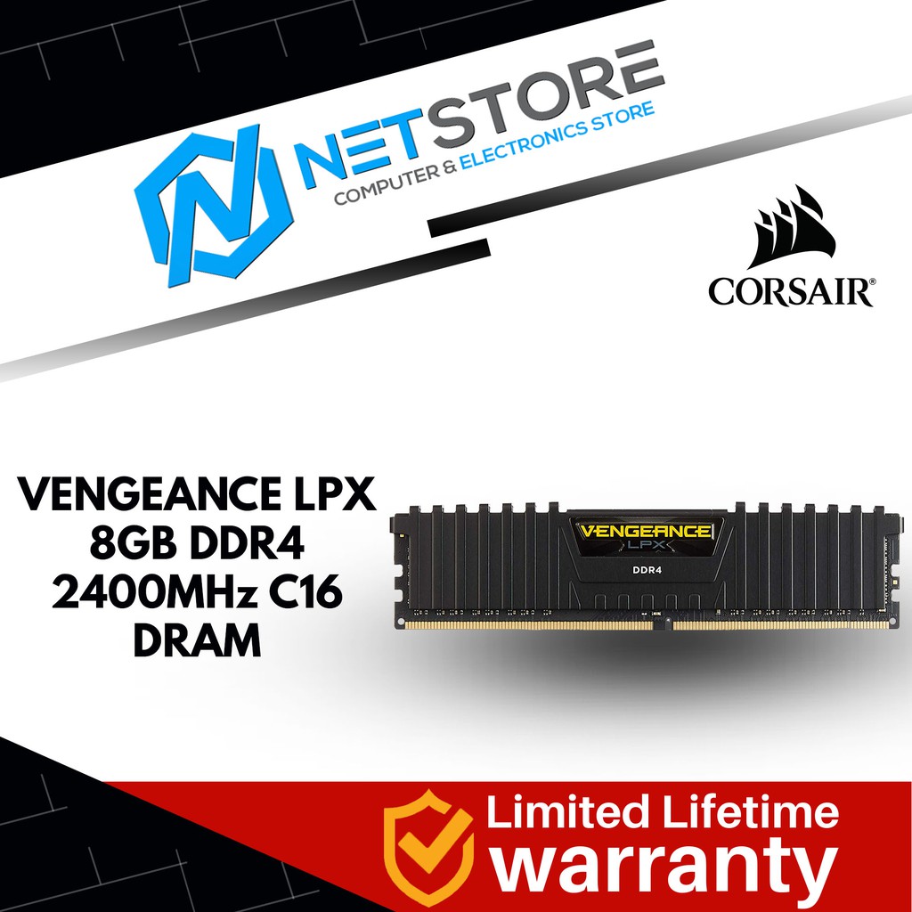 Corsair vengeance ddr4 hot sale 8gb 2400mhz