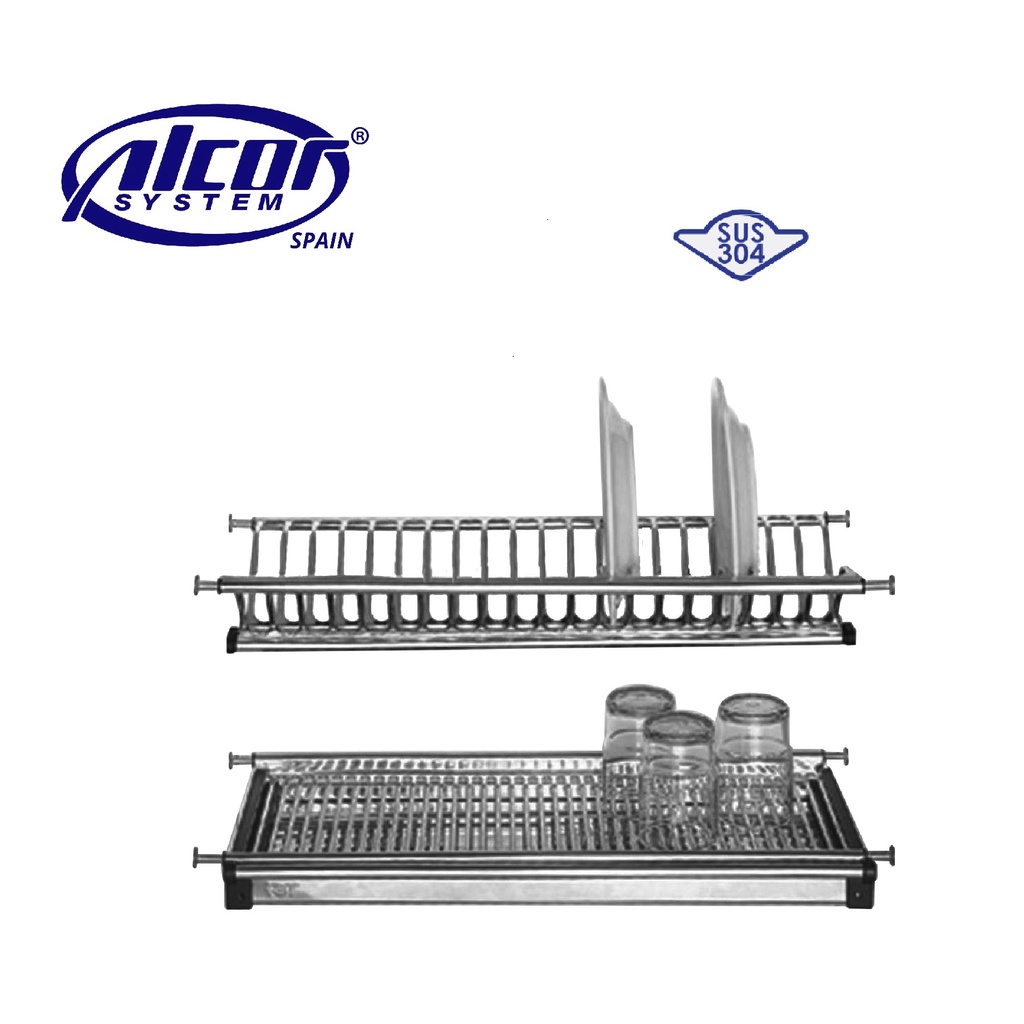 Alcor System 2 Tier Dish Rack / Built In / Dish Rack Kitchen