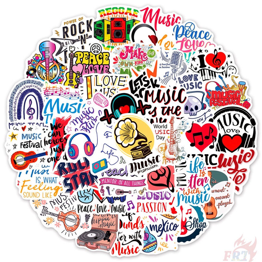 50Pcs/Set Song Slang Inspirational Music Series 02 Musical Healing