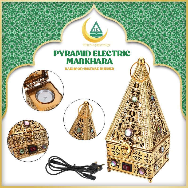 ELECTRIC MABKHARA Arabic Incense Burner Bakhoor Burner Metal