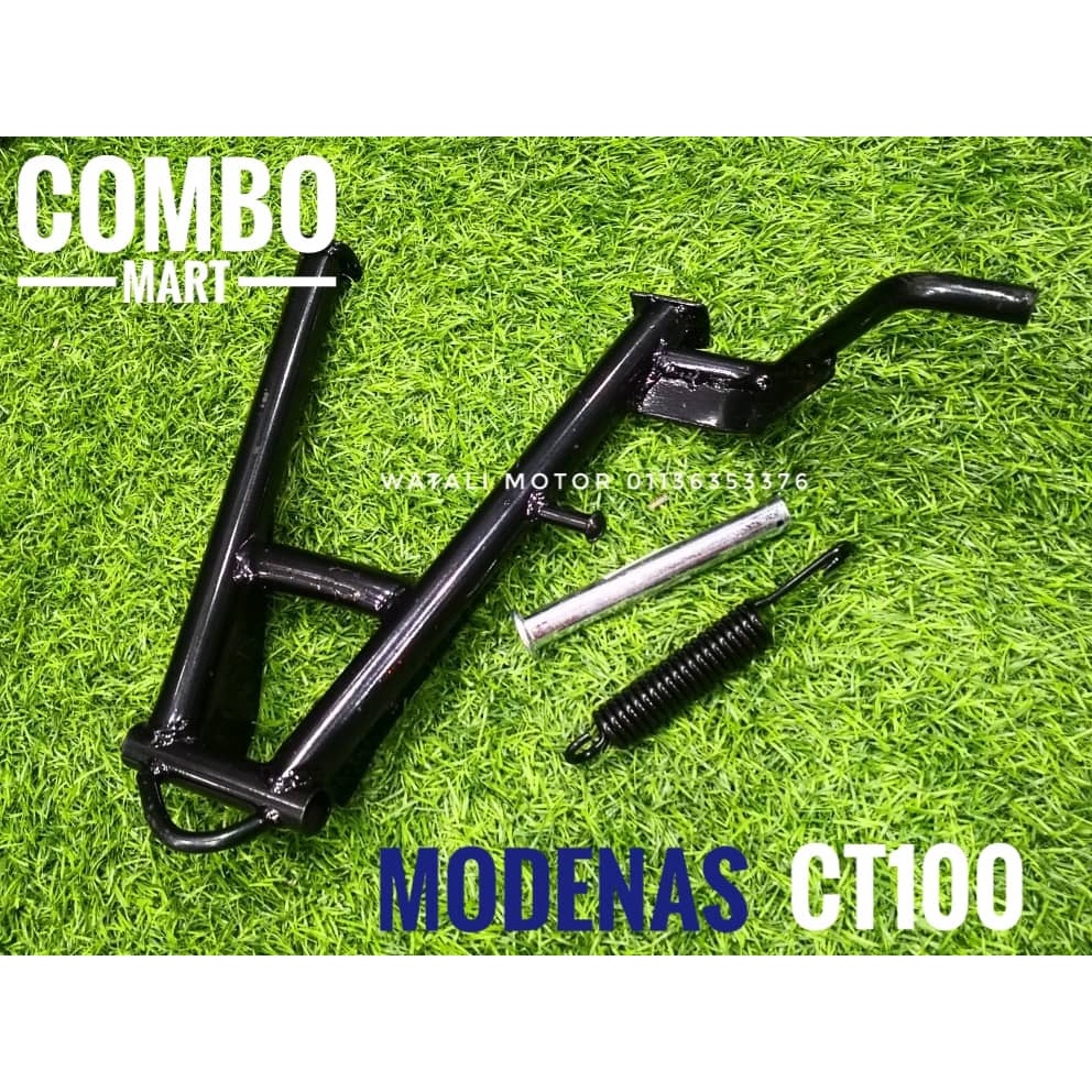MODENAS CT100 MAIN STAND SET WITH MAIN STAND SPRING AND SHAFT DOUBLE ...