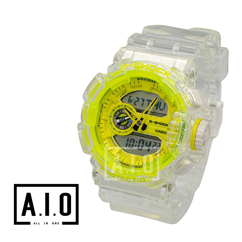 Casio G Shock GA400 Lineup Semi Transparent Band Watch GA400SK 1A9 GA 400SK 1A9 Shopee Malaysia
