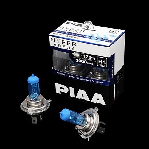 PIAA Hyper Arros 3900K Bulbs - 120% More Light, Socket H3