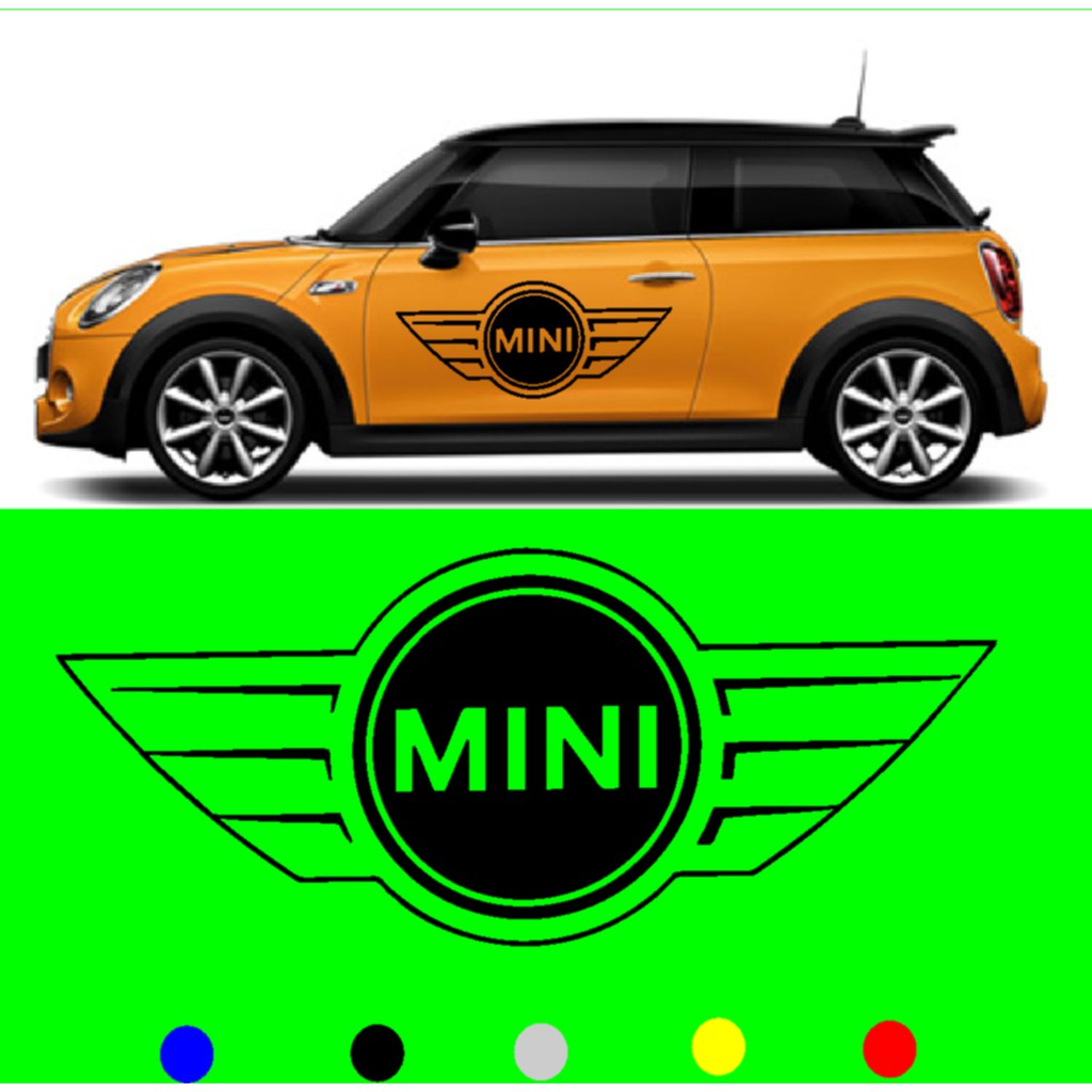 Sticker Cutting Racing Logo Mini Cooper | Shopee Malaysia