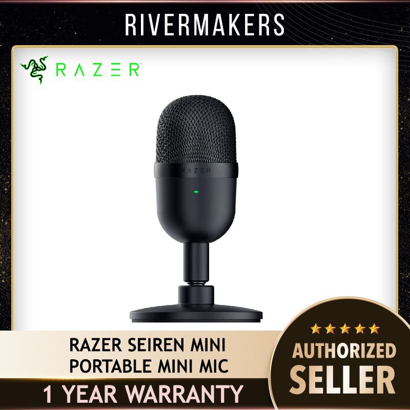 Razer Seiren Mini Portable Mini Microphone Black | Quartz Pink ...