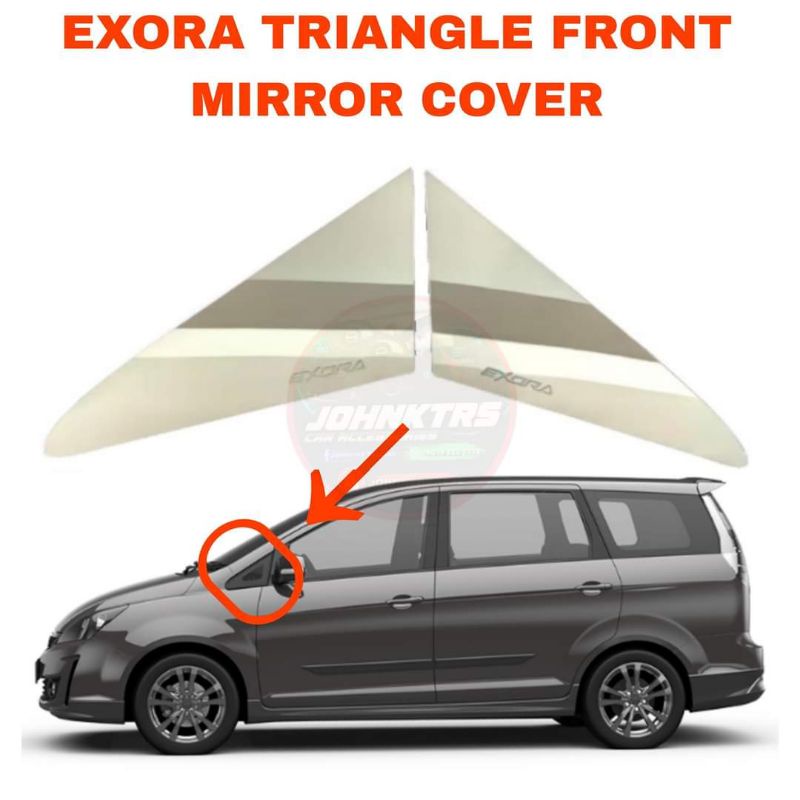 EXORA COVER CERMIN DEPAN SEGI TIGA | Shopee Malaysia