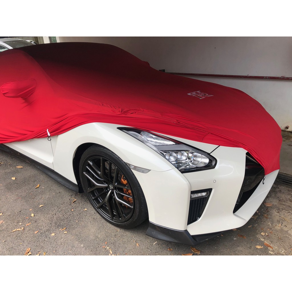 NISSAN GTR GT-R R35 CUSTOM MADE CAR COVER SUPER SOFT INDOOR VELVET ...