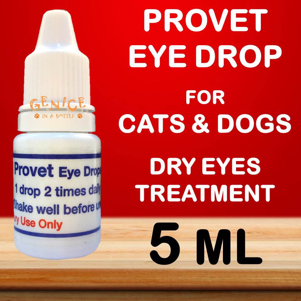 EYE DROP FOR DOG & CAT ( dry eyes) 5 ml provet (EXP:04/2027) | Shopee ...