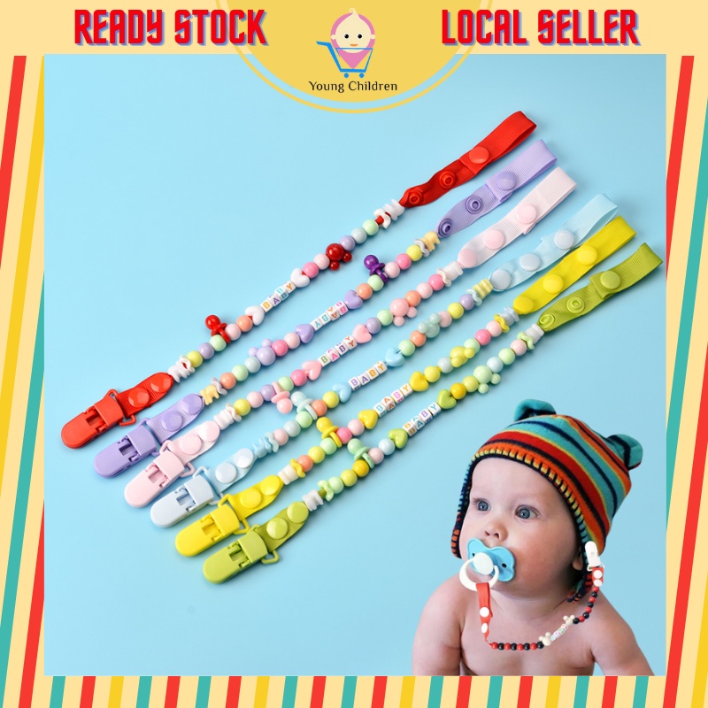 Baby Soother Clip Pacifier Chain Kids Nipple Clips Soother Holder