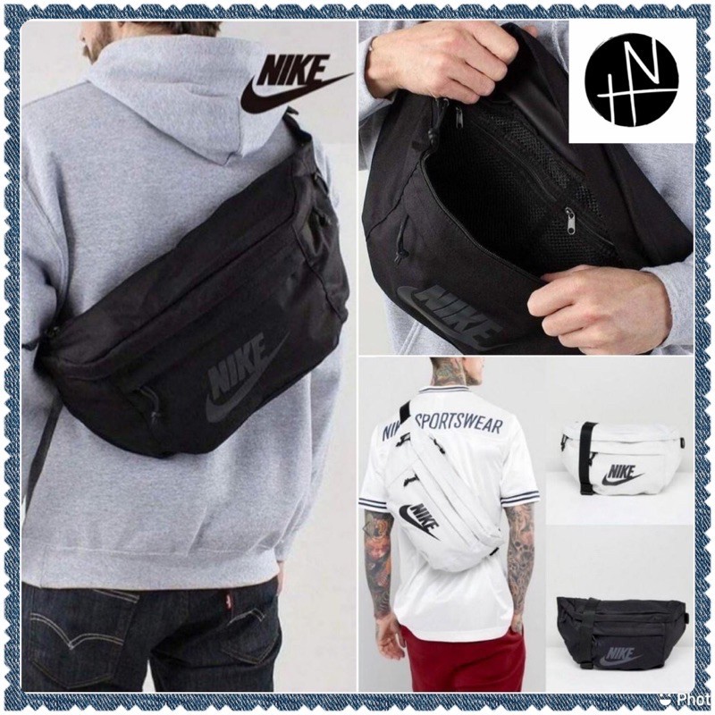 porch bag mens ☞•READYSTOCK•Nike tech men & women sling bag crossbody chest  waist bag porch bag xl size•♨