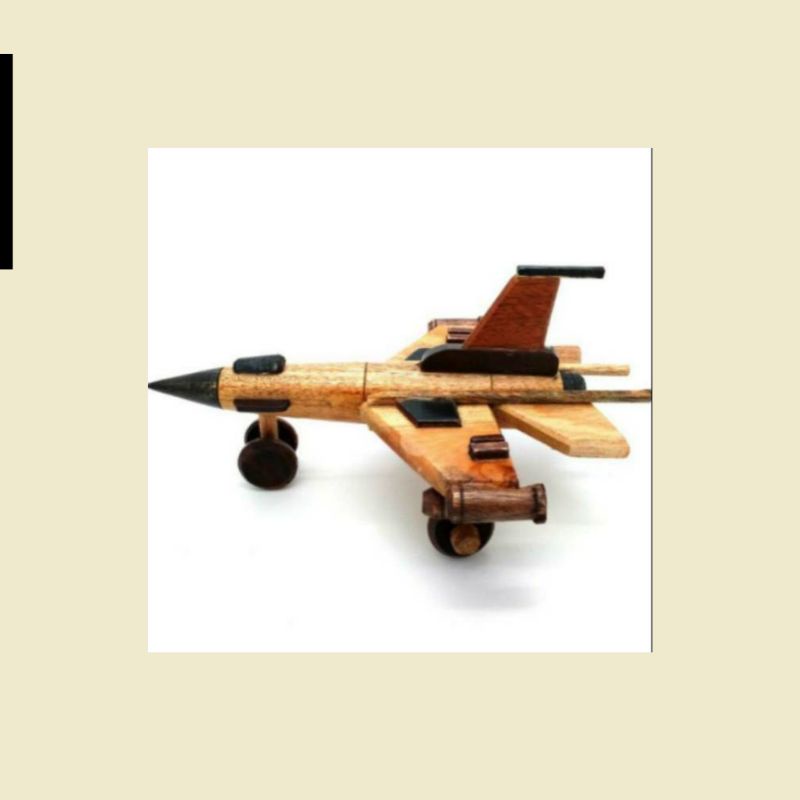 Miniature Aircraft MINI Wood - JET - ANTIK - VINTAGE | Shopee Malaysia
