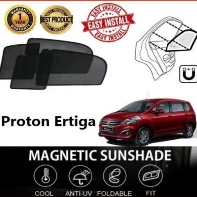 Proton Ertiga Epic Magnetic Sunshade [6PCS] | Shopee Malaysia