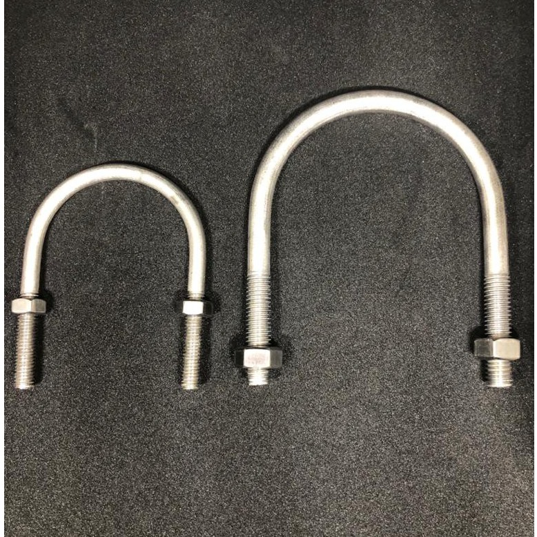 U Bolts with Nuts Stainless Steel SS304 Shopee Malaysia
