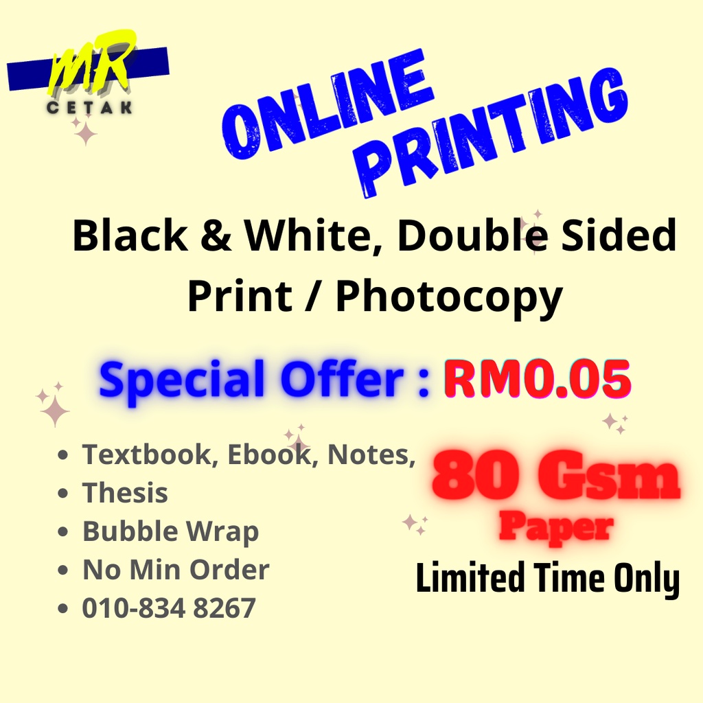 Cheap Printing, Photocopy, Print, Ebook, Fotostat, Cetak A4, Double