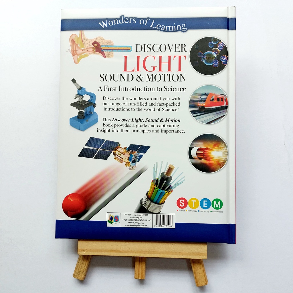 Wonders of Learning Discover Light Sound and Motion, A First Introduction to Science (STEM
