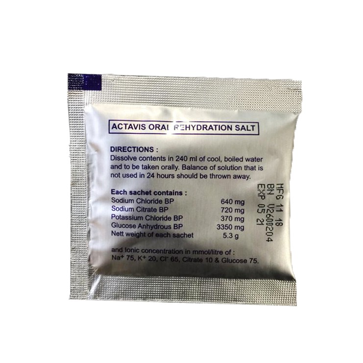Actavis Oral Rehydration Salt (ORS) 1's x 5.3g Shopee Malaysia