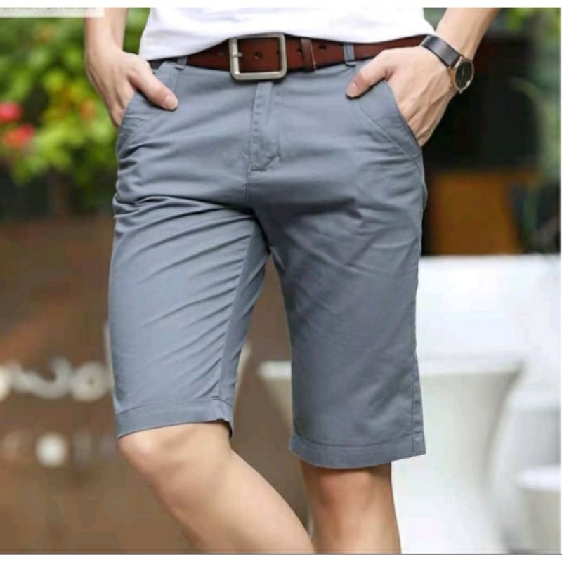 Ready Stock Dewasa 100% Cotton seluar pendek Shorts Men's Chino Short ...